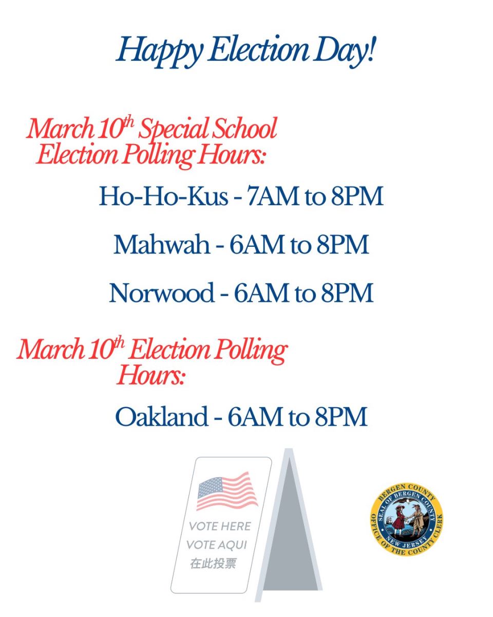 March 10 Election Day